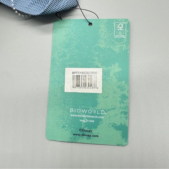 Disney Stitch Mini Backpack – Bioworld Tropical Leaf Print | NWT - Picture 4 of 4